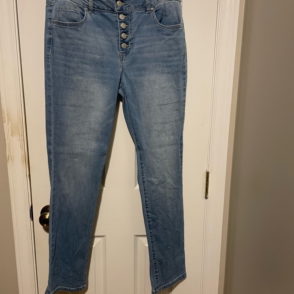 d. jeans High Rise Blue Slim Fit